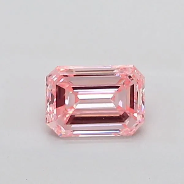 1.10ct EMERALD Fancy Intense Pink VS1 Coloured Lab diamond