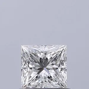 0.53ct PRINCESS F IF Natural diamond