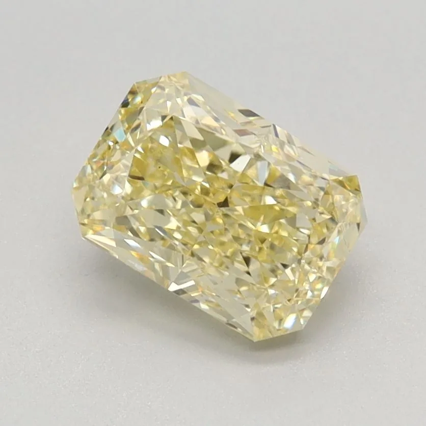 1.16ct RADIANT Fancy Intense Yellow VS1 Coloured Lab diamond