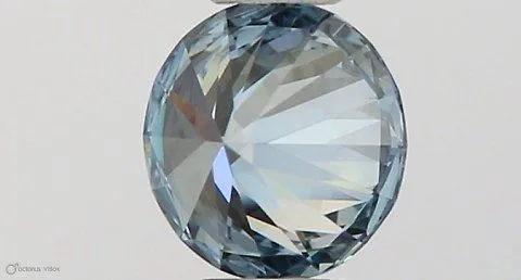 0.33ct ROUND Fancy Blue VVS1 Coloured Lab diamond