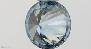 0.33ct ROUND Fancy Blue VVS1 Coloured Lab diamond