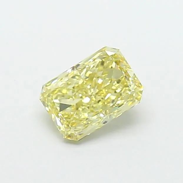 1.02ct RADIANT Fancy Yellow VVS2 Coloured Lab diamond