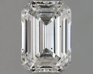 0.72ct EMERALD F SI1 Lab diamond
