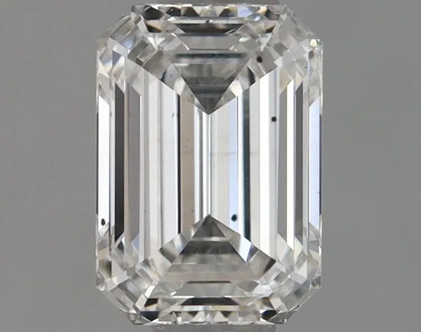 0.72ct EMERALD F SI1 Lab diamond