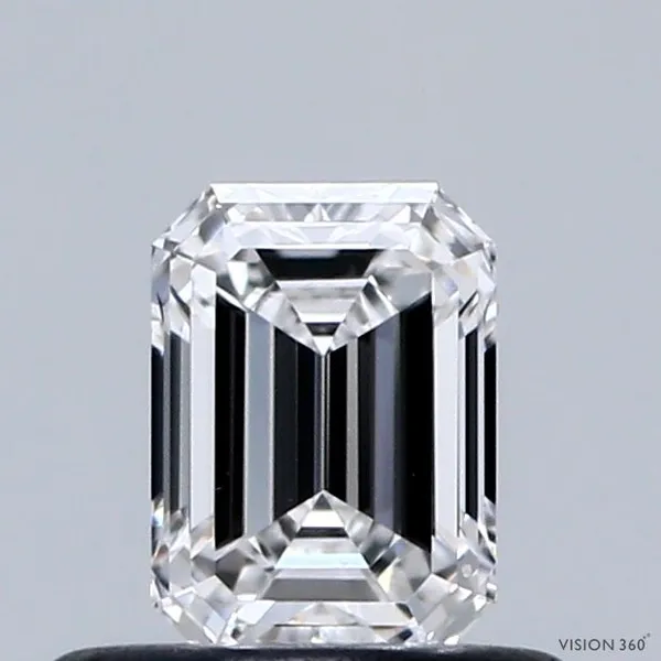 0.5ct EMERALD D VVS1 Natural diamond