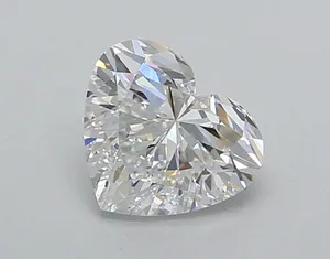 1ct HEART D VVS2 Lab diamond