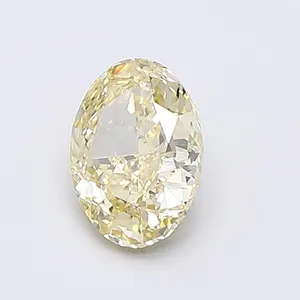 1.08ct OVAL Fancy Yellow VS1 Coloured Lab diamond