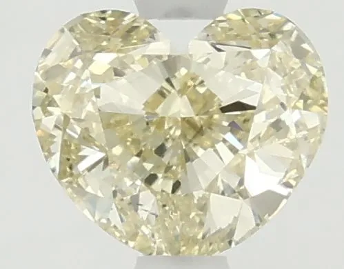 1.32ct HEART Fancy Yellow VS1 Coloured Lab diamond