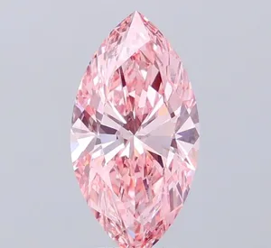 2.52ct MARQUISE Fancy Vivid Pink VS1 Coloured Lab diamond