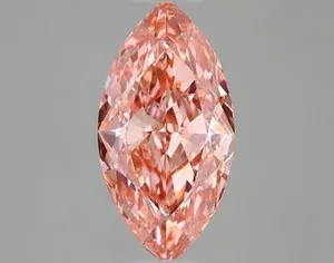 2.15ct MARQUISE Fancy Vivid Pink VVS2 Coloured Lab diamond