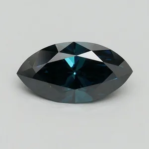 0.7ct MARQUISE Fancy Deep Blue VS2 Coloured Lab diamond