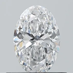 0.5ct OVAL D VVS1 Natural diamond