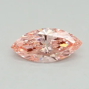 0.34ct MARQUISE Fancy Vivid Pink SI1 Coloured Lab diamond