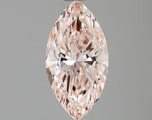 1.25ct MARQUISE Fancy Intense Pink VVS2 Coloured Lab diamond