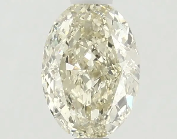 1.11ct OVAL Fancy Light Yellow VS1 Coloured Lab diamond