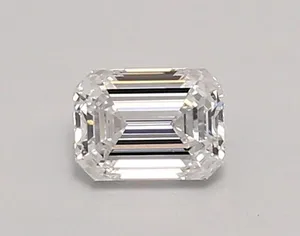 0.61ct EMERALD D VVS2 Lab diamond
