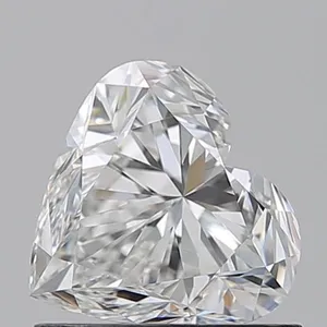 0.91ct HEART F VS1 Natural diamond