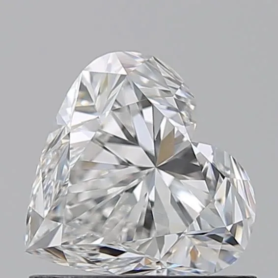 0.91ct HEART F VS1 Natural diamond