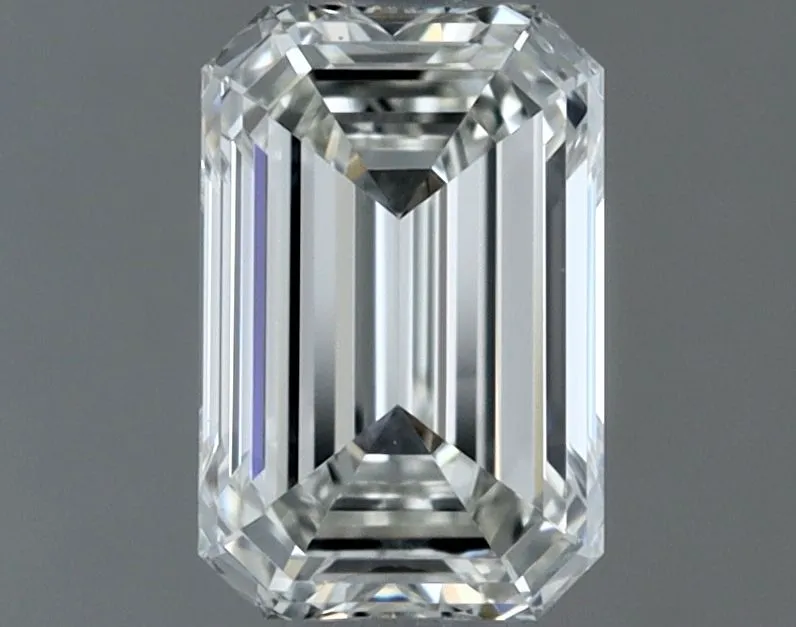 0.64ct EMERALD H VVS2 Natural diamond