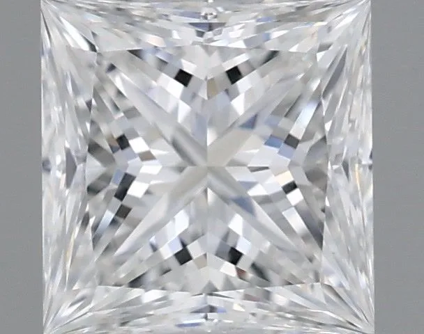 0.58ct PRINCESS F VVS1 Natural diamond