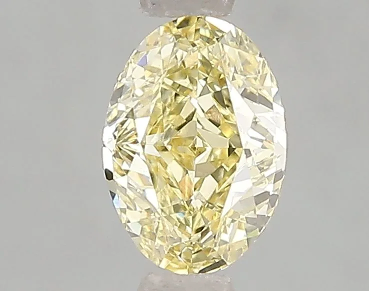 1.02ct OVAL Fancy Intense Yellow VS1 Coloured Lab diamond