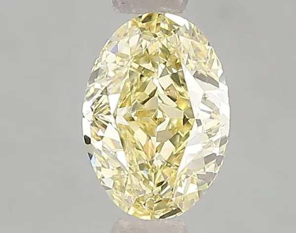1.02ct OVAL Fancy Intense Yellow VS1 Coloured Lab diamond
