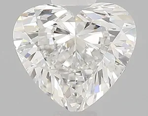 0.53ct HEART E VVS1 Natural diamond