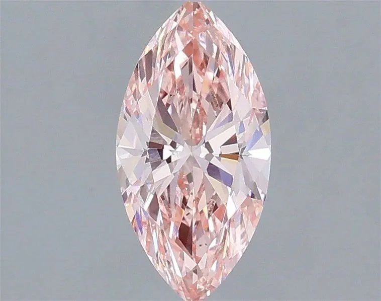 1.05ct MARQUISE Fancy Vivid Pink VS1 Coloured Lab diamond