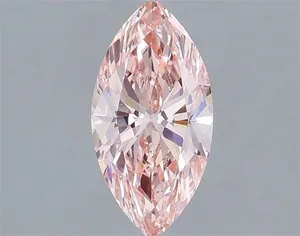 1.05ct MARQUISE Fancy Vivid Pink VS1 Coloured Lab diamond