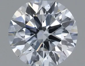 0.51ct ROUND Fancy Light Blue VS2 Coloured Lab diamond