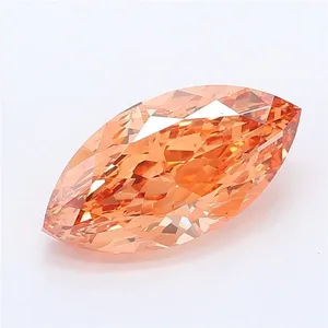 2.26ct MARQUISE Fancy Intense Brown Yellow VS1 Coloured Lab diamond