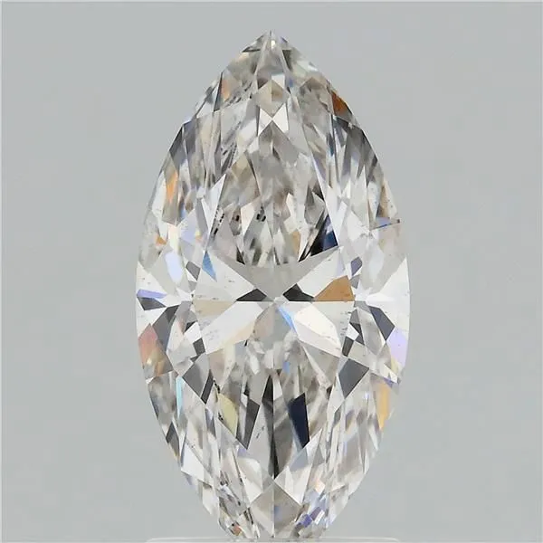 1.74ct MARQUISE Fancy Vivid Blue VS2 Coloured Lab diamond