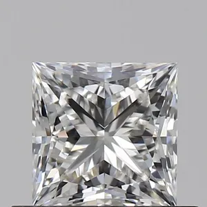 0.61ct PRINCESS H VVS2 Natural diamond