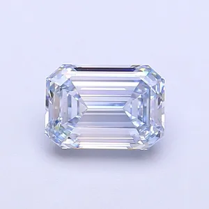 1ct EMERALD Fancy Intense Blue VVS2 Coloured Lab diamond