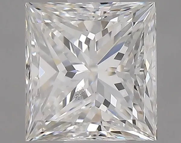 0.9ct PRINCESS F SI1 Natural diamond