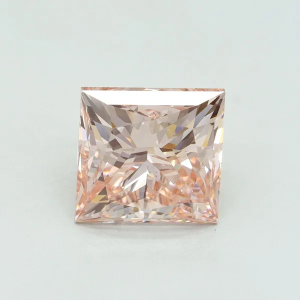 5.02ct PRINCESS Fancy Intense Pink VS1 Coloured Lab diamond