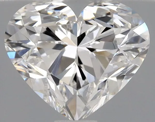 0.9ct HEART F VS1 Natural diamond