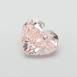 1.02ct HEART Fancy Pink VVS2 Coloured Lab diamond