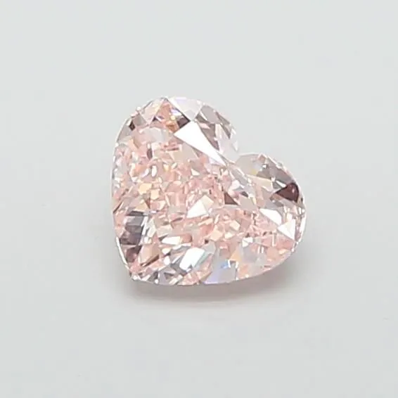 1.02ct HEART Fancy Pink VVS2 Coloured Lab diamond