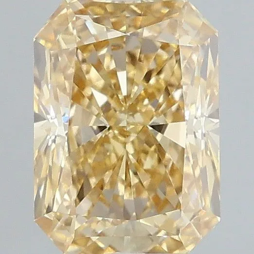 0.98ct RADIANT Fancy Yellow VVS2 Coloured Lab diamond