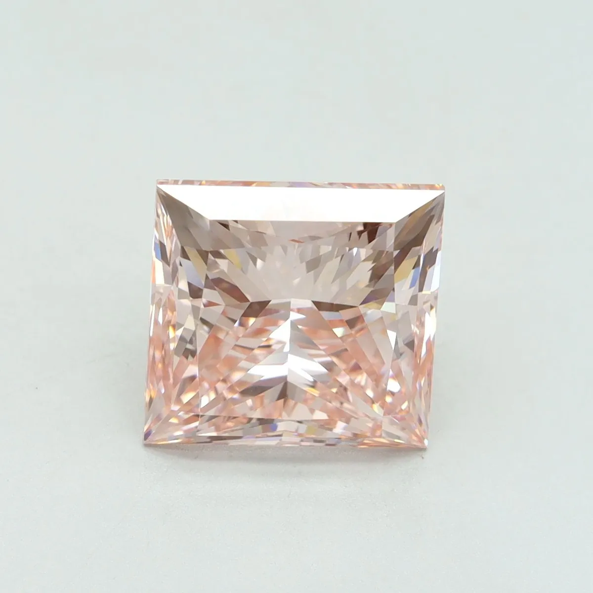 5.02ct PRINCESS Fancy Intense Pink VS1 Coloured Lab diamond