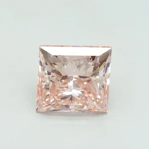 5.02ct PRINCESS Fancy Intense Pink VS1 Coloured Lab diamond