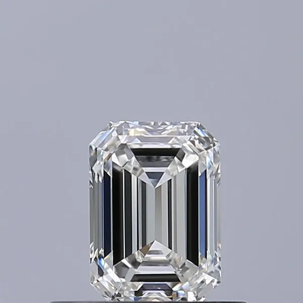 0.51ct EMERALD F IF Natural diamond