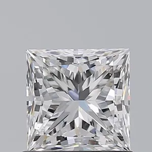 1.02ct PRINCESS E VS2 Natural diamond