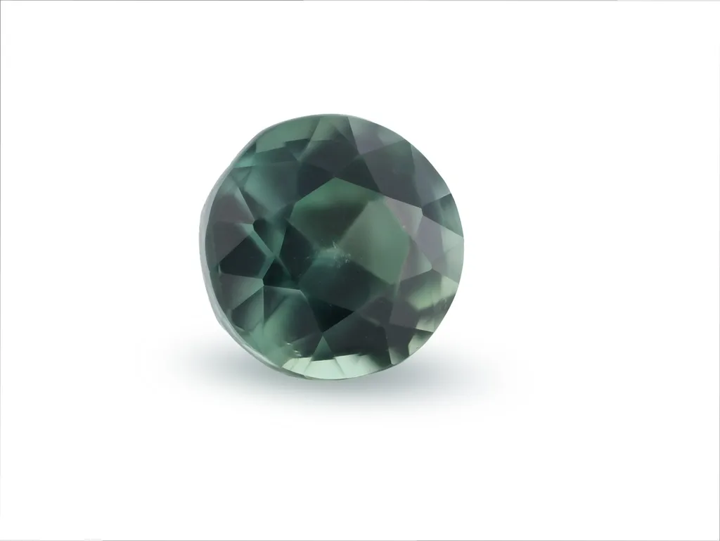 1.01ct Parti Sapphire, Round gemstone