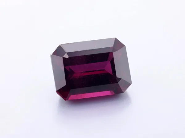 16.7ct Purple Garnet, Emerald Cut gemstone