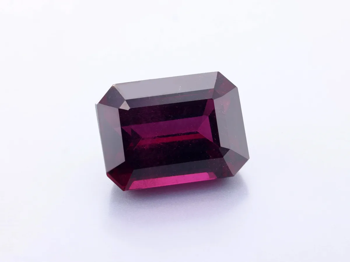 16.7ct Purple Garnet, Emerald Cut gemstone