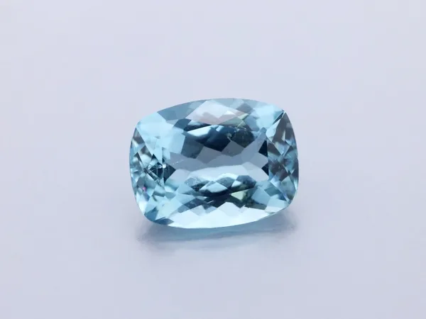 1.85ct Blue Tourmaline, Cushion cut gemstone