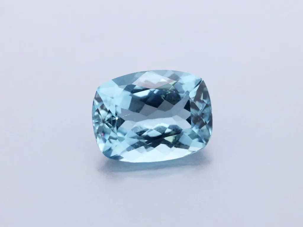 1.85ct Blue Tourmaline, Cushion gemstone