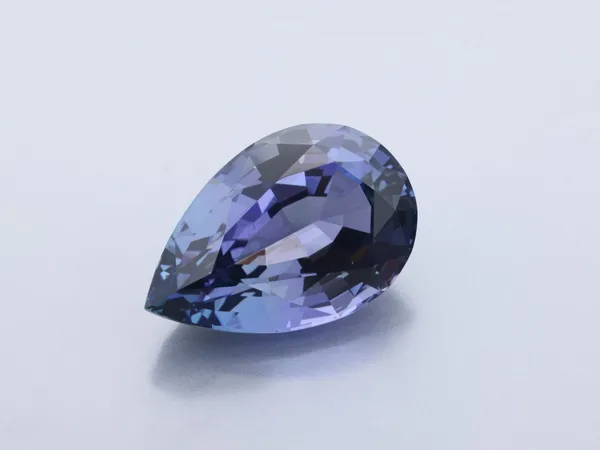8.57ct Parti Tanzanite, Pear Shape cut gemstone